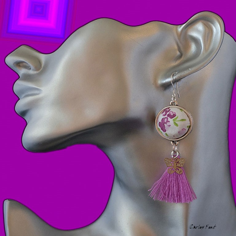 boucles d'oreilles fantaisie
