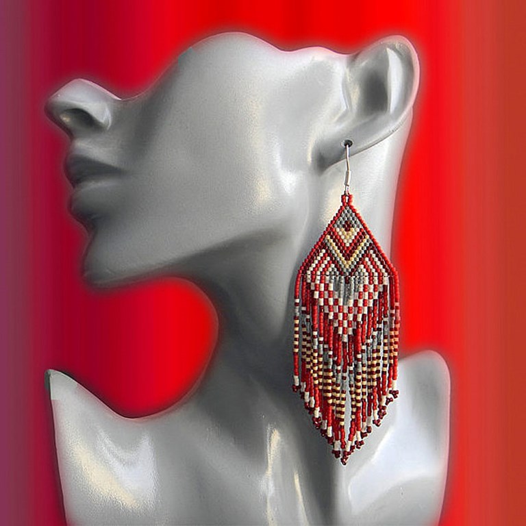Boucles d'oreilles ethnique