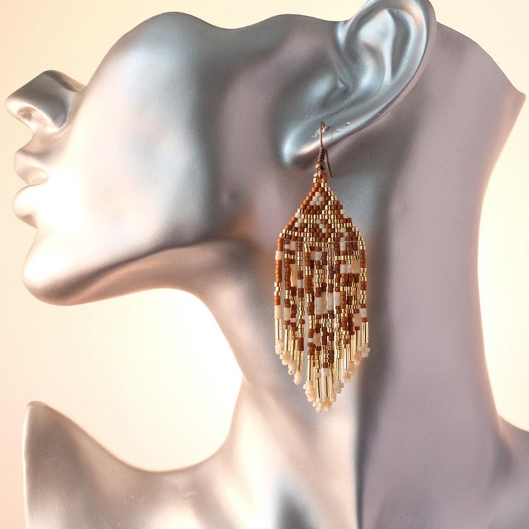 Boucles d'oreilles ethnique