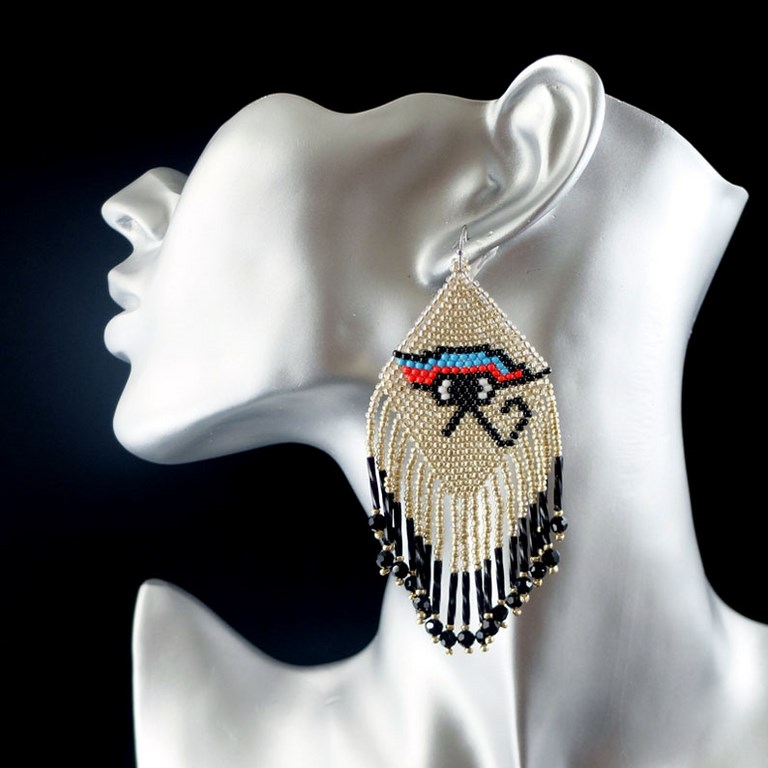 Boucles d'oreilles amérindienne
