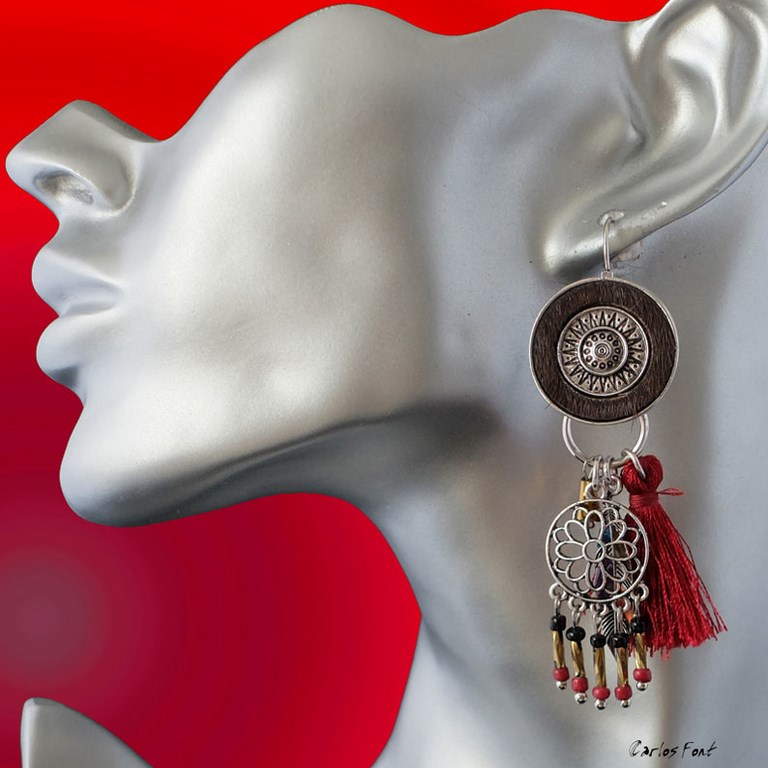 Boucles d'oreilles fantaisie