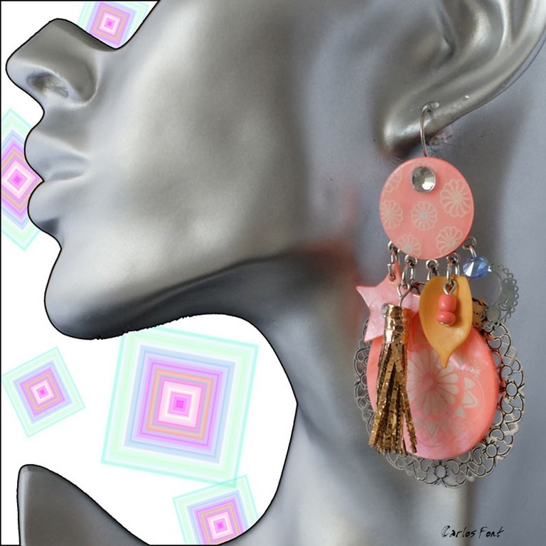 Boucles d'oreilles fantaisie