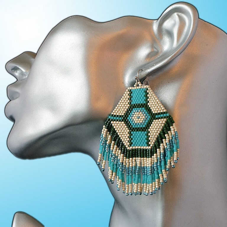 Boucles d'oreilles ethnique