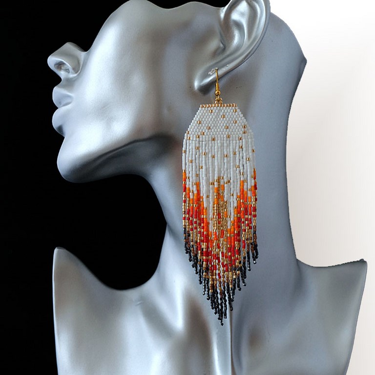 Boucles d'oreilles ethnique