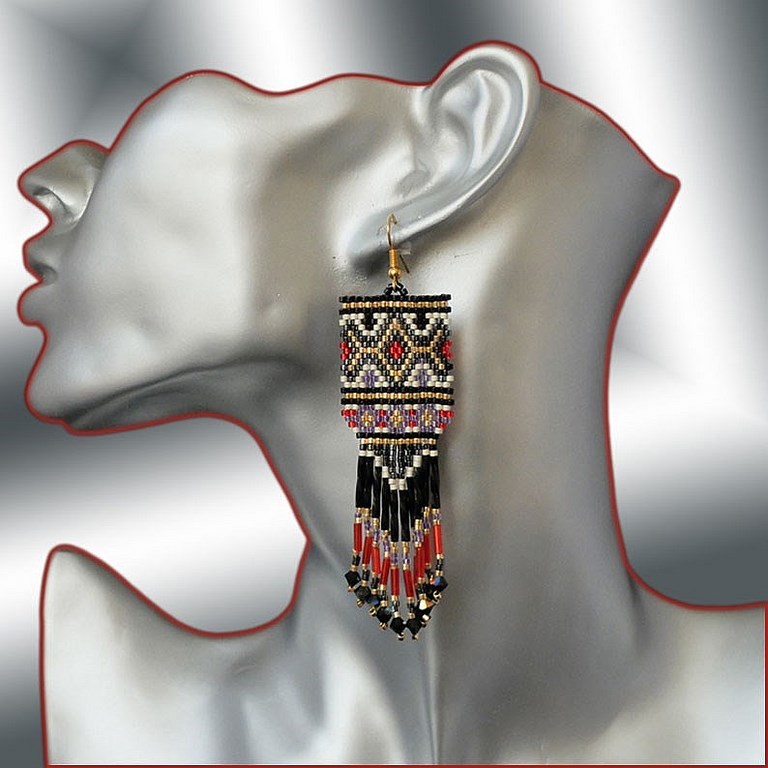 Boucles d'oreilles ethnique