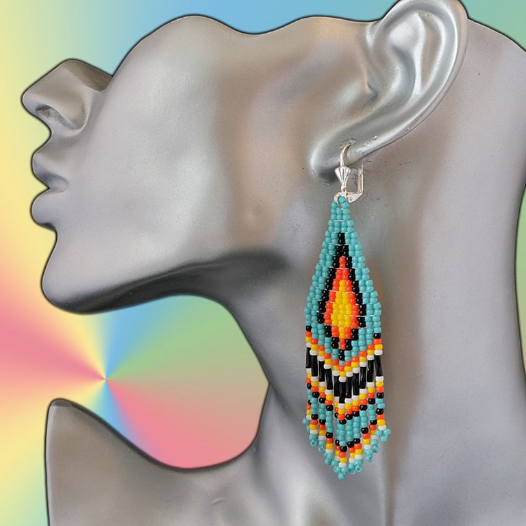 Boucles d'oreilles ethnique