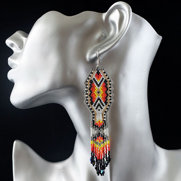 Boucles d'oreilles ethnique