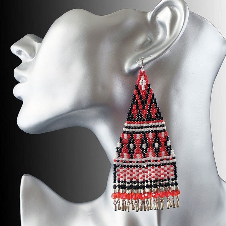 Boucles d'oreilles ethnique 