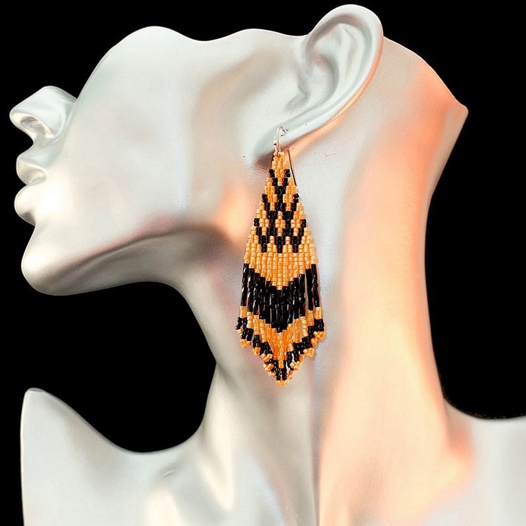 Boucles d'oreilles triangle 