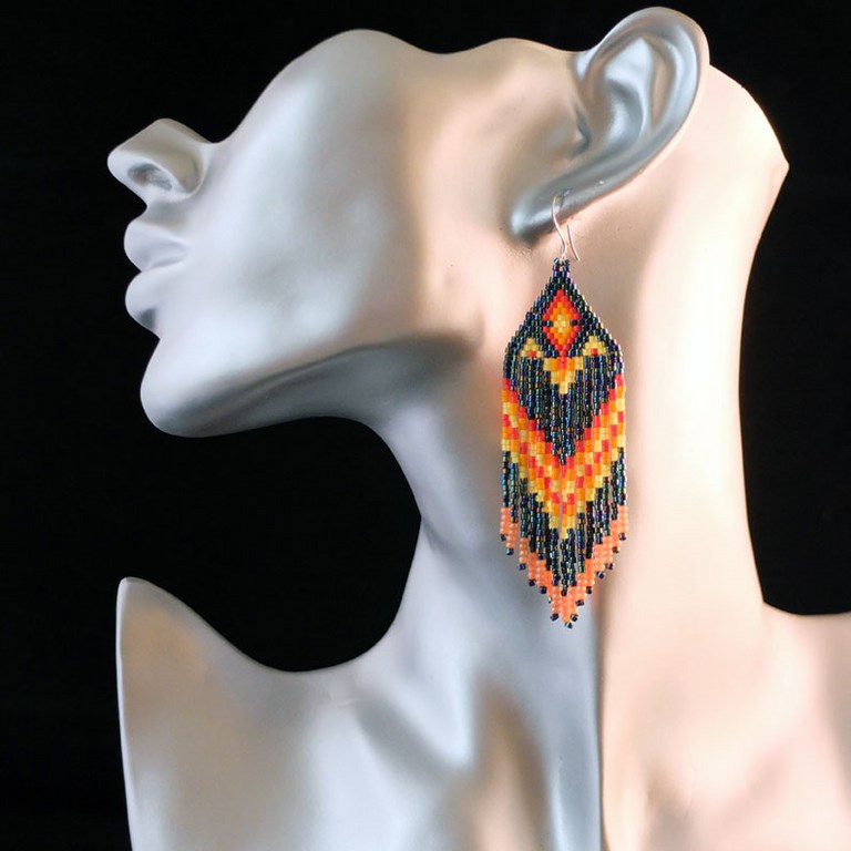 Boucles d'oreilles ethnique