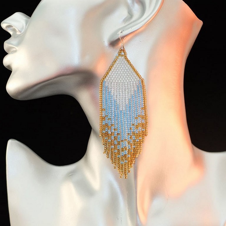 boucles d'oreilles ethnique