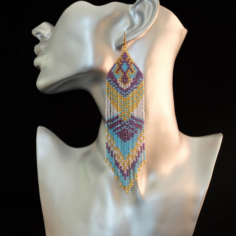 Boucles d'oreilles ethnique