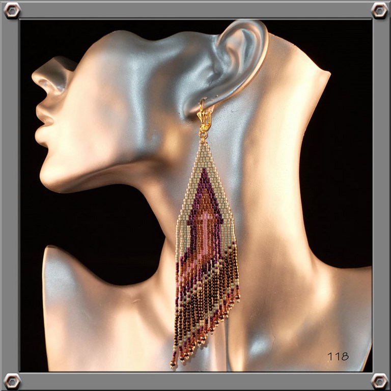 Boucles d'oreilles ethnique