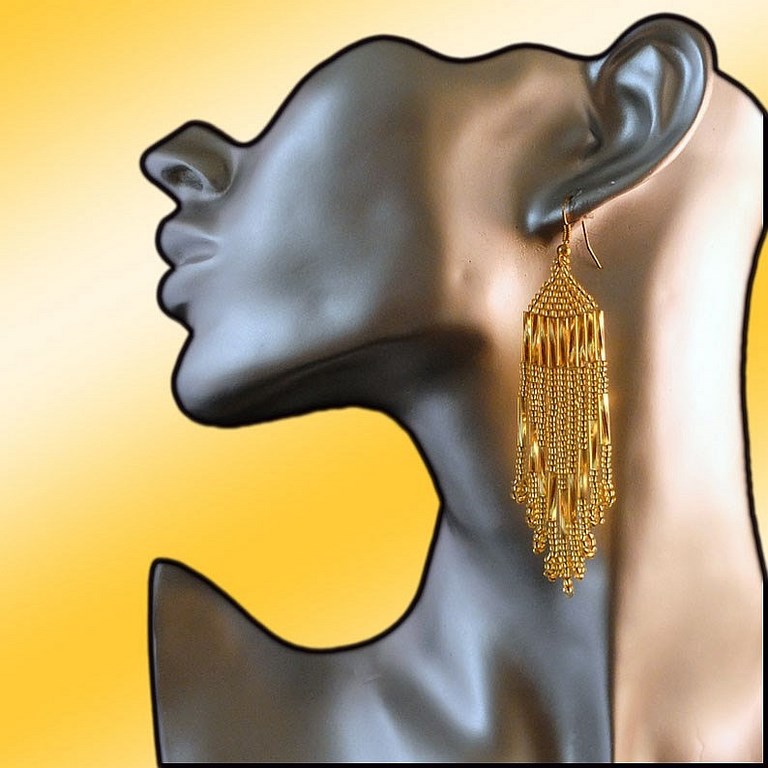 boucles d'oreilles ethnique
