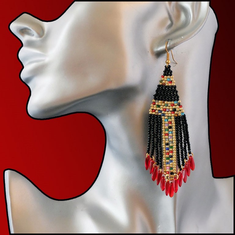 Boucles d'oreilles ethnique
