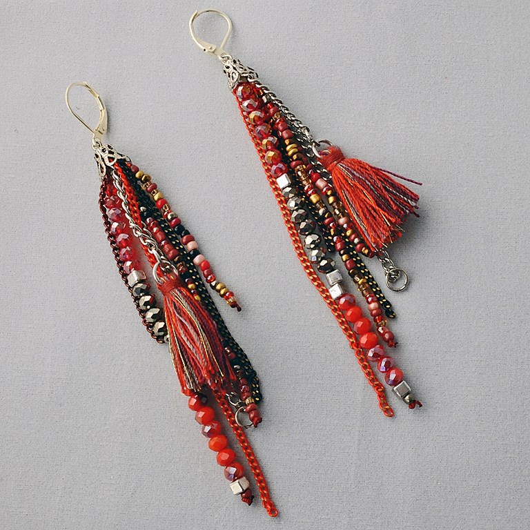 Boucles d'oreilles fantaisie
