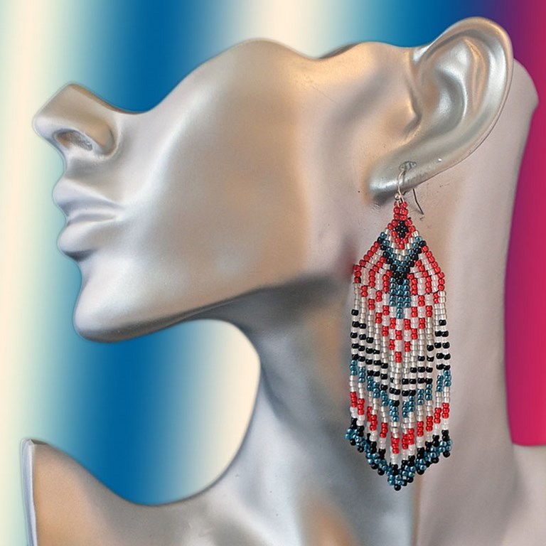 Boucles d'oreilles ethnique 