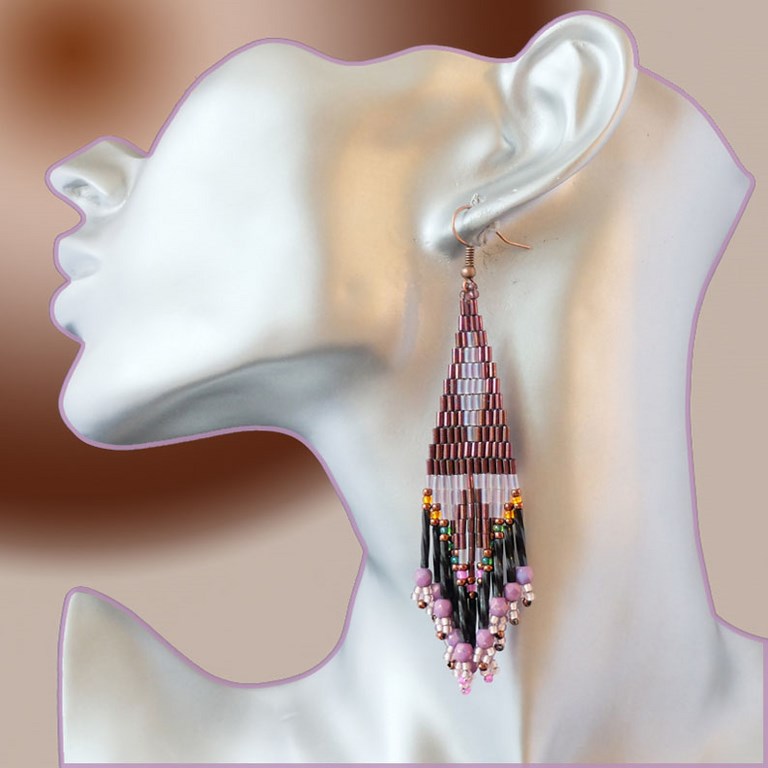 Boucles d'oreilles triangle