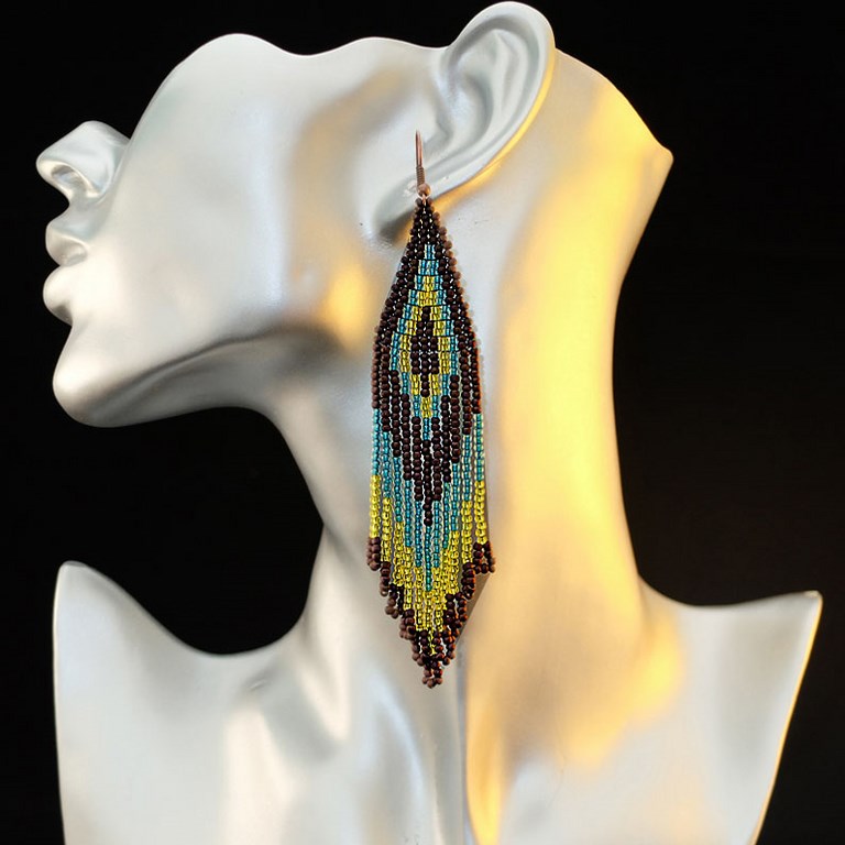 Boucles d'oreilles ethnique