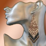 Boucles d'oreilles ethnique 