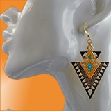 Boucles d'oreille triangle