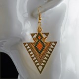 Boucles d'oreille triangle