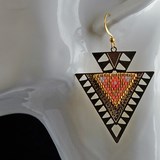 Boucles d'oreille triangle
