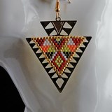 Boucles d'oreille triangle