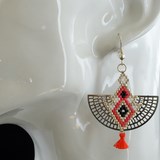 boucles d'oreilles demi lune