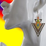 Boucles d'oreille triangle