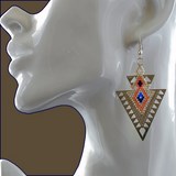 Boucles d'oreille triangle