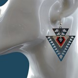 Boucles d'oreille triangle
