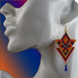 Boucles d'oreille triangle