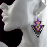 Boucles d'oreille triangle