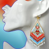 Boucles d'oreilles ethnique