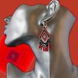 boucles d'oreilles triangle