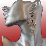 Boucles d'oreilles fantaisie