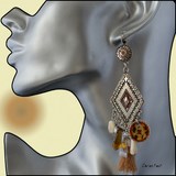 Boucles d'oreilles fantaisie