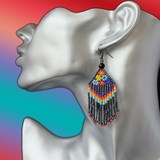 Boucles d'oreilles ethnique