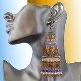 Boucles d'oreilles ethnique