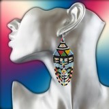 Boucles d'oreilles ethnique