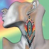 Boucles d'oreilles ethnique