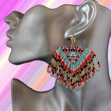 Boucles d'oreilles ethnique
