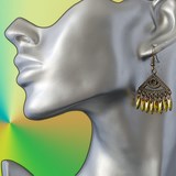 boucles d'oreilles triangle