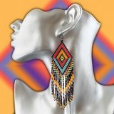 Boucles d'oreilles ethnique