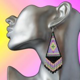 Boucles d'oreilles ethnique