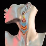 Boucles d'oreilles ethnique