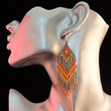 Boucles d'oreilles ethnique