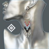 boucles d'oreilles  ethnique