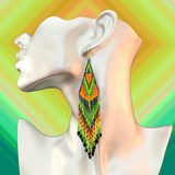 Boucles d'oreilles triangle